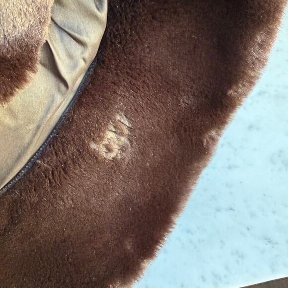 Nordstrom Faux Fur Cloche Hat Chocolate Brown Fall Winter Made in Italy - Picture 11 of 11